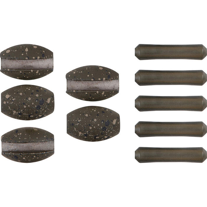 Fox Edges Tubing Tungsten Sinker Kit 5 stuks