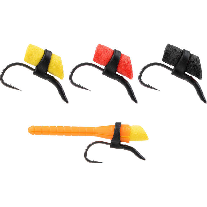 Fox Edges Zig Aligna kit Multi Sleeve kit 3 yellow 3 red and 3 black
