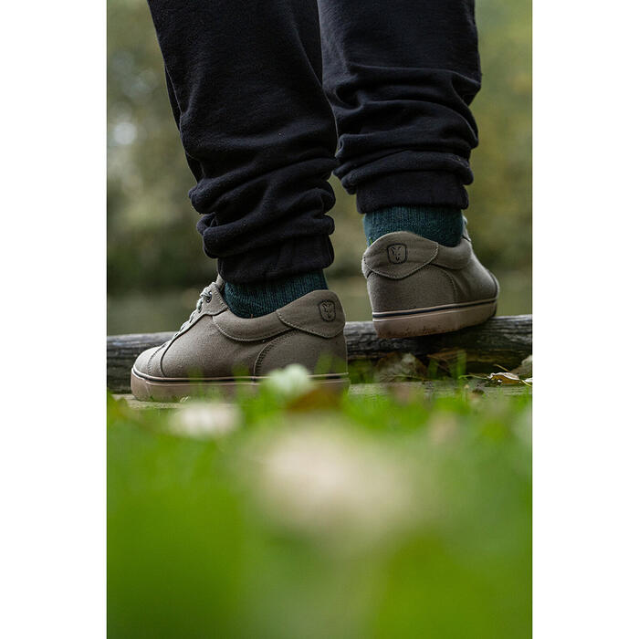 Fox Khaki Canvas Shoe 45