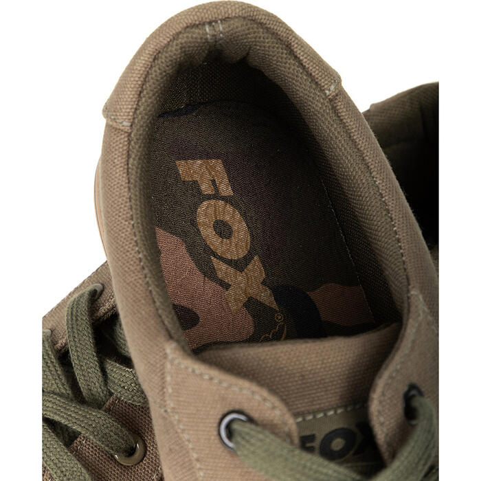 Fox Khaki Canvas Shoe 45