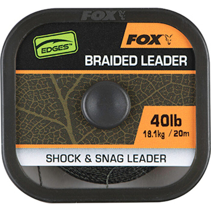 Fox Naturals Braided Leader 20m 40lb