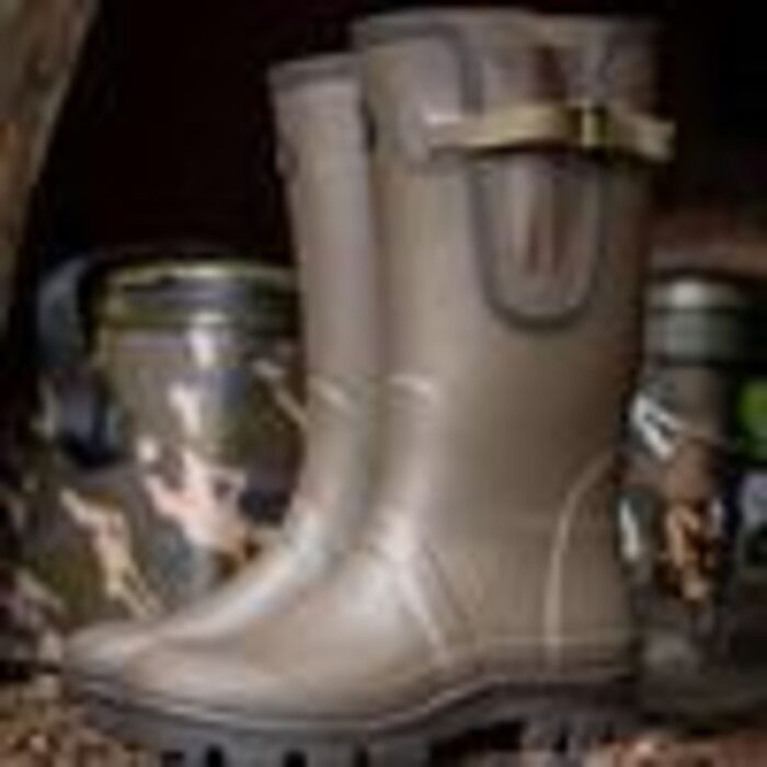 Fox Neoprene lined Camo/Khaki Rubber Boot 44