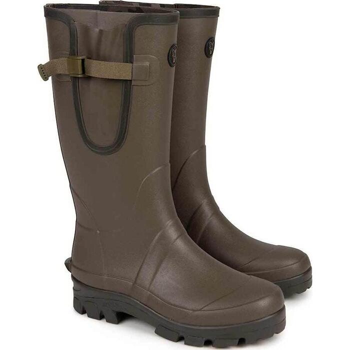 Fox Neoprene lined Camo/Khaki Rubber Boot 46