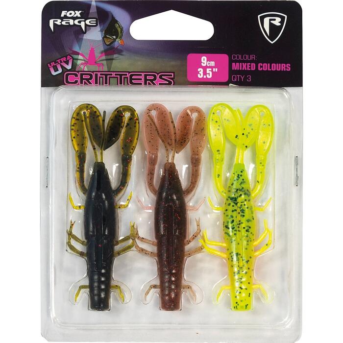 Fox Rage Critters Mixed Colour UV 9cm