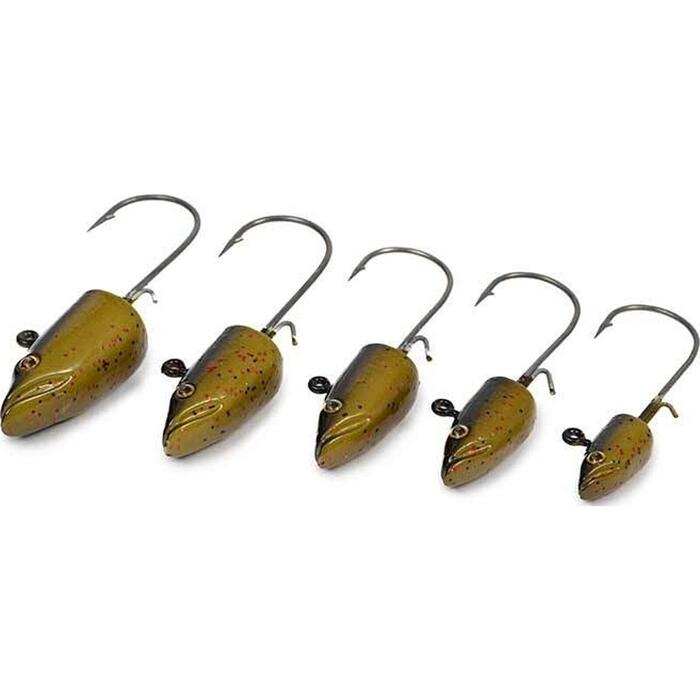 Fox Rage Eel Head 3/0 - 21g Green Pumpkin