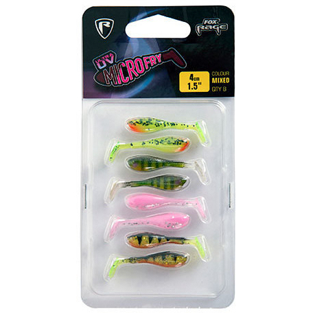 Fox Rage Micro Fry Mixed Colours Pack #1 4cm UV
