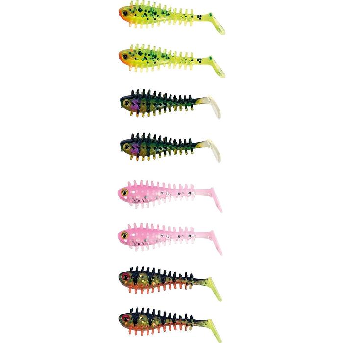Fox Rage Micro Spikey Mixed UV Colour Pack #1 4cm