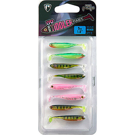Fox Rage Micro Tiddler Fast UV Mixed Colours Pack #1 5cm