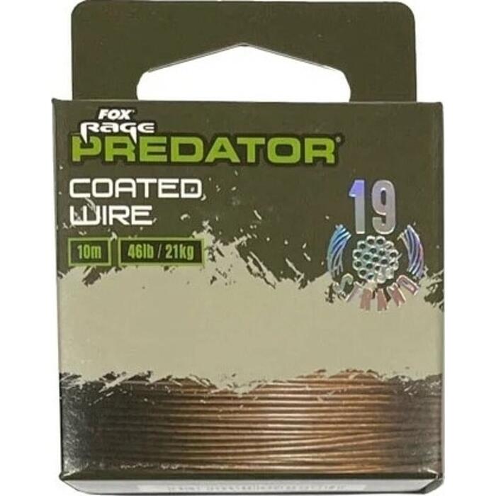 Fox Rage Predator 19-Strand Coated Wire 21kg 10m