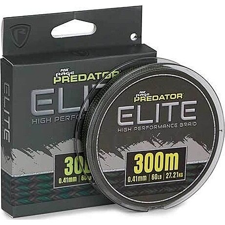 Fox Rage Predator Elite Braid 0.41mm 300m 60lb
