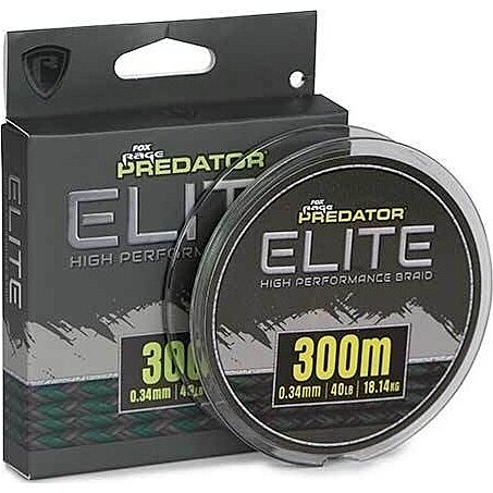 Fox Rage Predator Elite Braid 0.41mm 300m 60lb