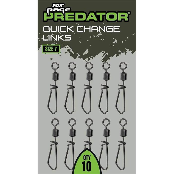Fox Rage Predator Quick Change Links size 7