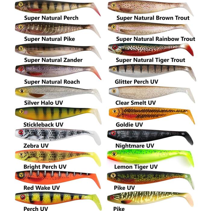 Fox Rage Pro Shad 14cm Perch UV