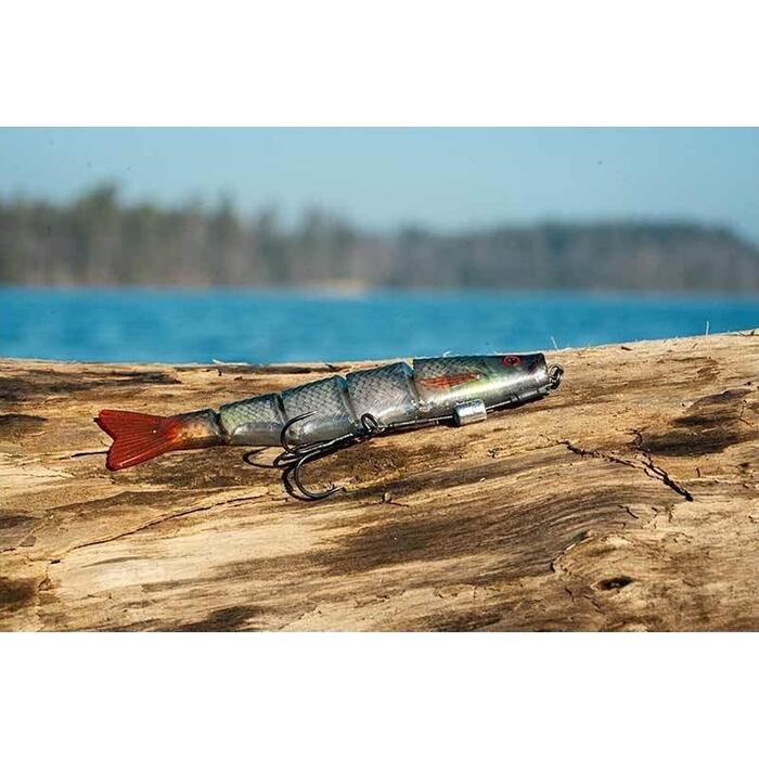 Fox Rage Pro Shad Jointed Loaded 14cm UV Natural Perch