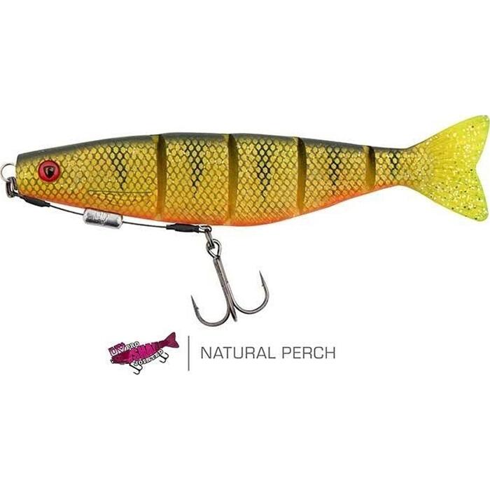 Fox Rage Pro Shad Jointed Loaded 14cm UV Red Wake