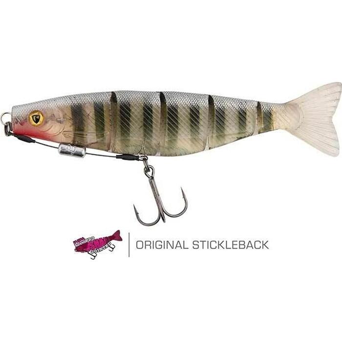 Fox Rage Pro Shad Jointed Loaded 18cm UV Original Stickleback