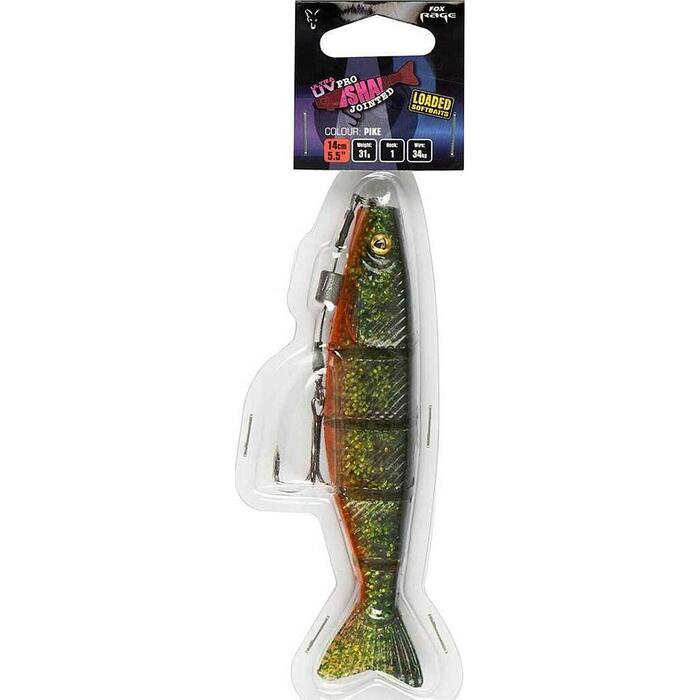 Fox Rage Pro Shad Jointed Loaded 23cm UV PIKE