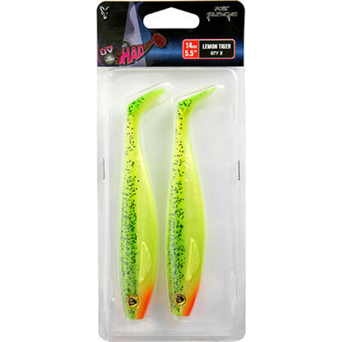 Fox Rage Pro Shad 14cm Lemontiger UV 2st
