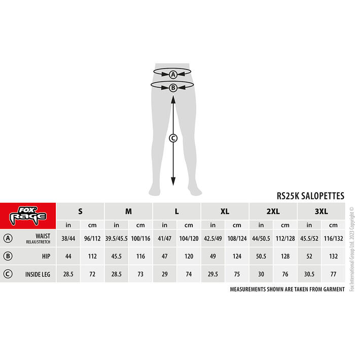 Fox Rage RS Triple Layer Salopettes L