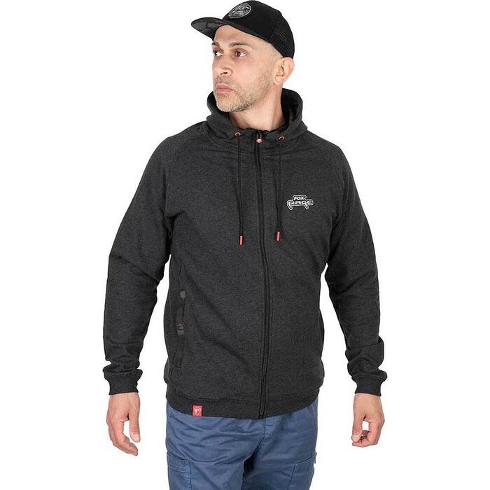 Fox Rage Zip Hoody Dark Grey XXL