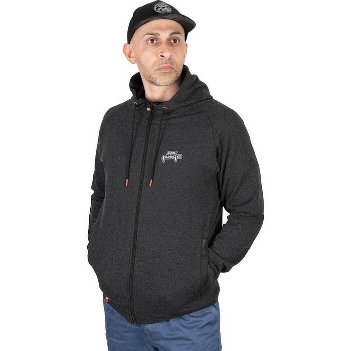 Fox Rage Zip Hoody Dark Grey XXL