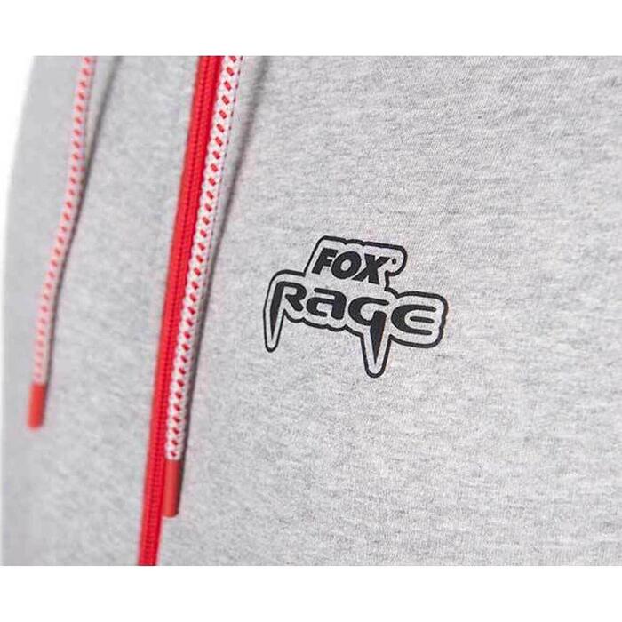 Fox Rage Zip Hoody Light Grey L