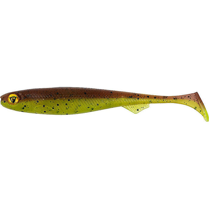 Fox Rage Slick Shad 11cm Green Pumpkin UV