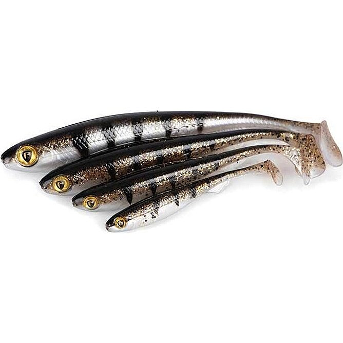 Fox Rage Slick Shad 9cm Glitter Perch UV