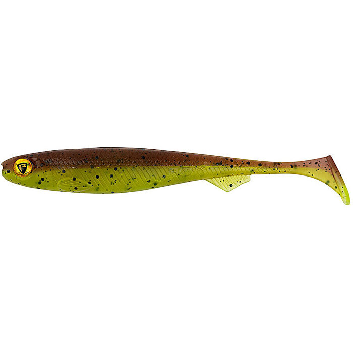Fox Rage Slick Shad 9cm Green Pumpkin UV