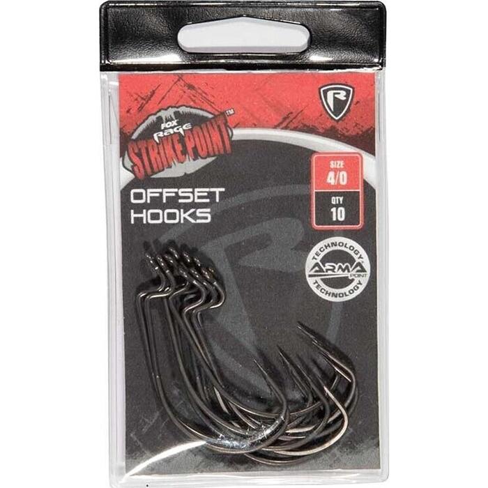 Fox Rage Strike Point Offset Hooks #3/0