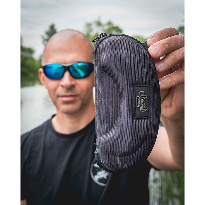 Fox Rage Sunglasses Shield Wraps Brown Lense Mirror Blue