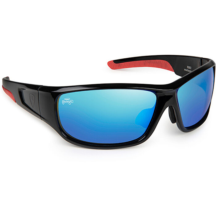Fox Rage Sunglasses Shield Wraps Brown Lense Mirror Blue