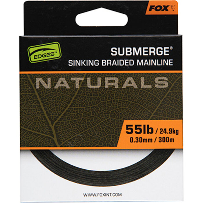 Fox Submerge Naturals Sinking Braid 300m 0.20mm 35lb
