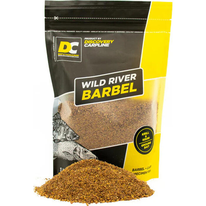Wild River Barbel Groundbait Krill & Squid