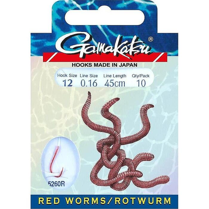 Gamakatsu BKS LS-5260R Hakenboekje Worm 45cm H4 0.25mm