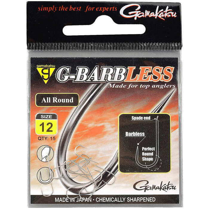 Gamakatsu All Round Barbless hook H18