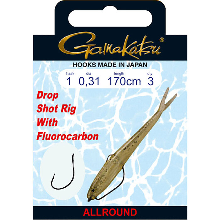 Gamakatsu Dropshot Rig Worm 39 0.18mm 3st