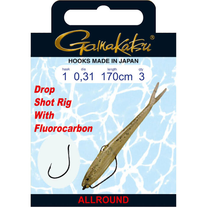 Gamakatsu Dropshot Rig Worm 39 0.31mm 3st