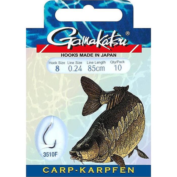 Gamakatsu BKD LS-3510F Karper Onderlijn 85cm H6 0.26mm