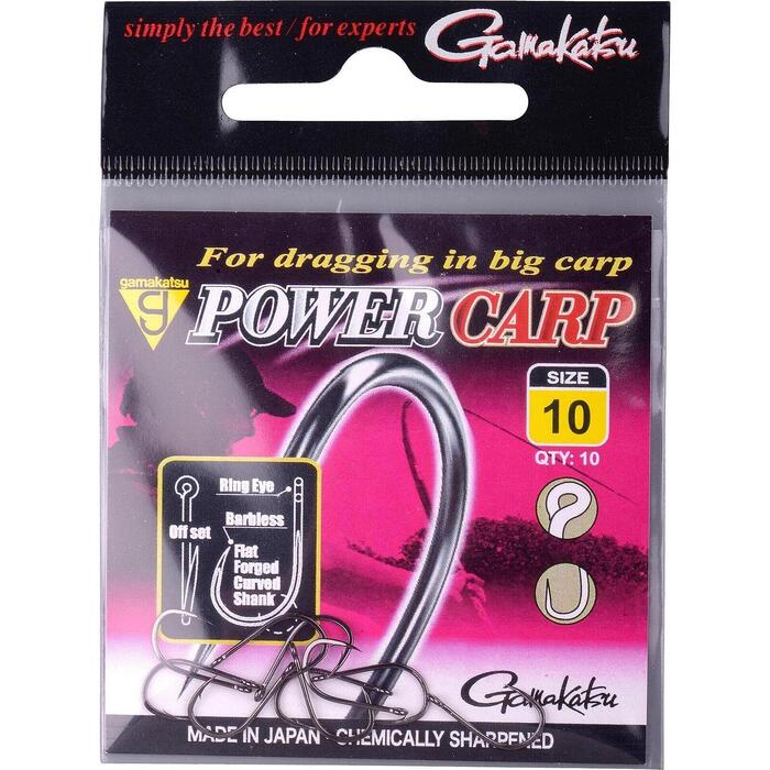 Gamakatsu BKS-PowerCarp Barbless Hook #10