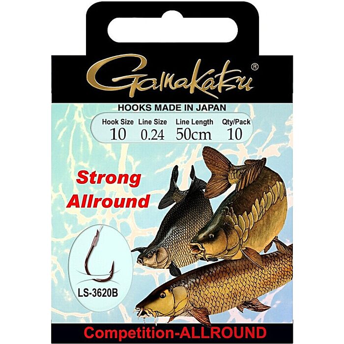 Gamakatsu Bkd LS-3620 Allround Strong Comp. Range onderlijn 50cm H010 0.24mm