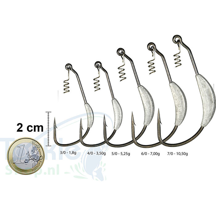 Gamakatsu EWG Weighted Spring Lock #5/0 5.2gr