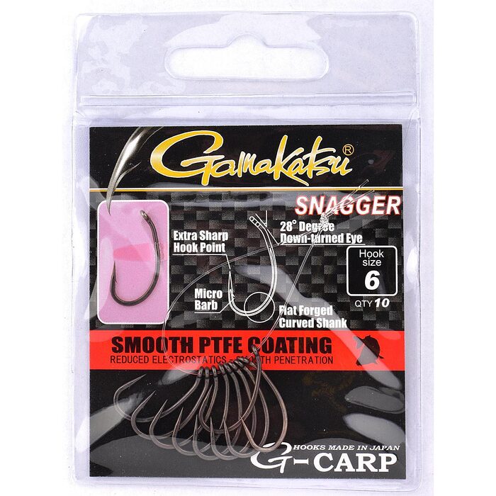 Gamakatsu G-Carp PTFE-coated Snagger #4