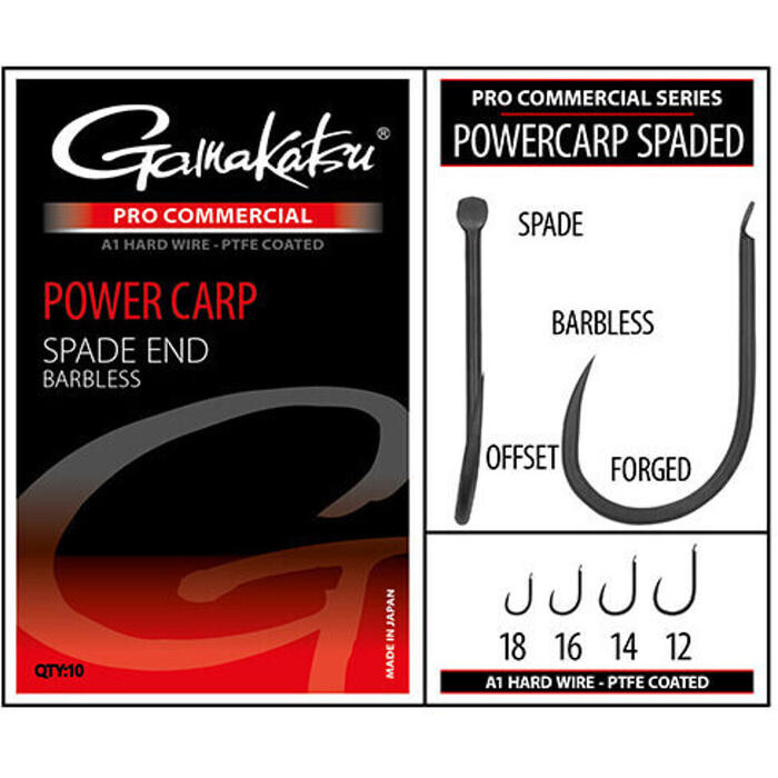 Gamakatsu PRO-C Powercarp Spade A1 PTFE #14