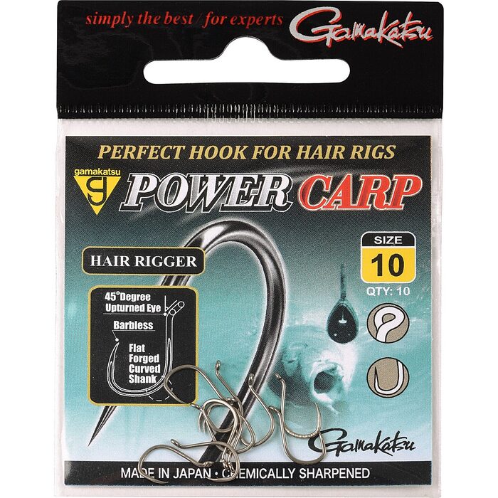 Gamakatsu Power Carp Hair Rigger Barbless H12