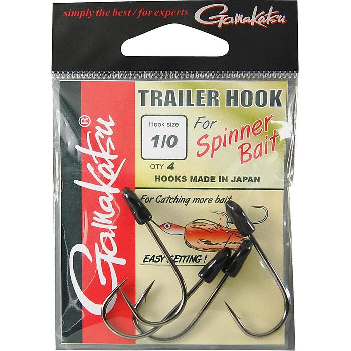 Gamakatsu Trailer Hook NS Black Size #1