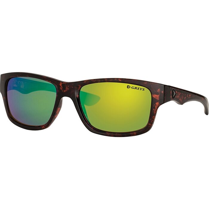 Greys G4 Sunglasses Gloss Tortoise - Green Mirror