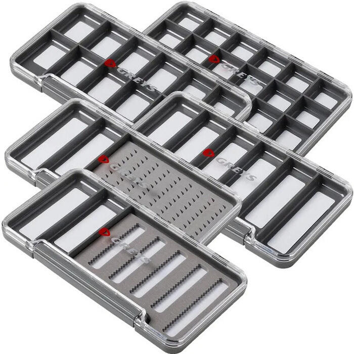 Greys Slim Waterproof Fly Box 18 Compartments