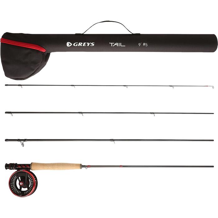 Greys Tail Fly Combo 9ft #5 2.74m