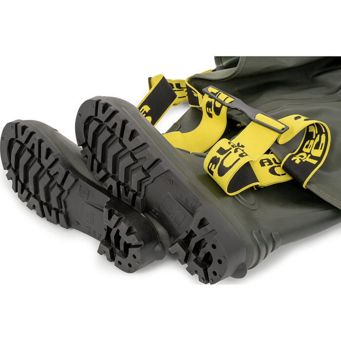 Black Cat Groen waadpak met laarzen 43